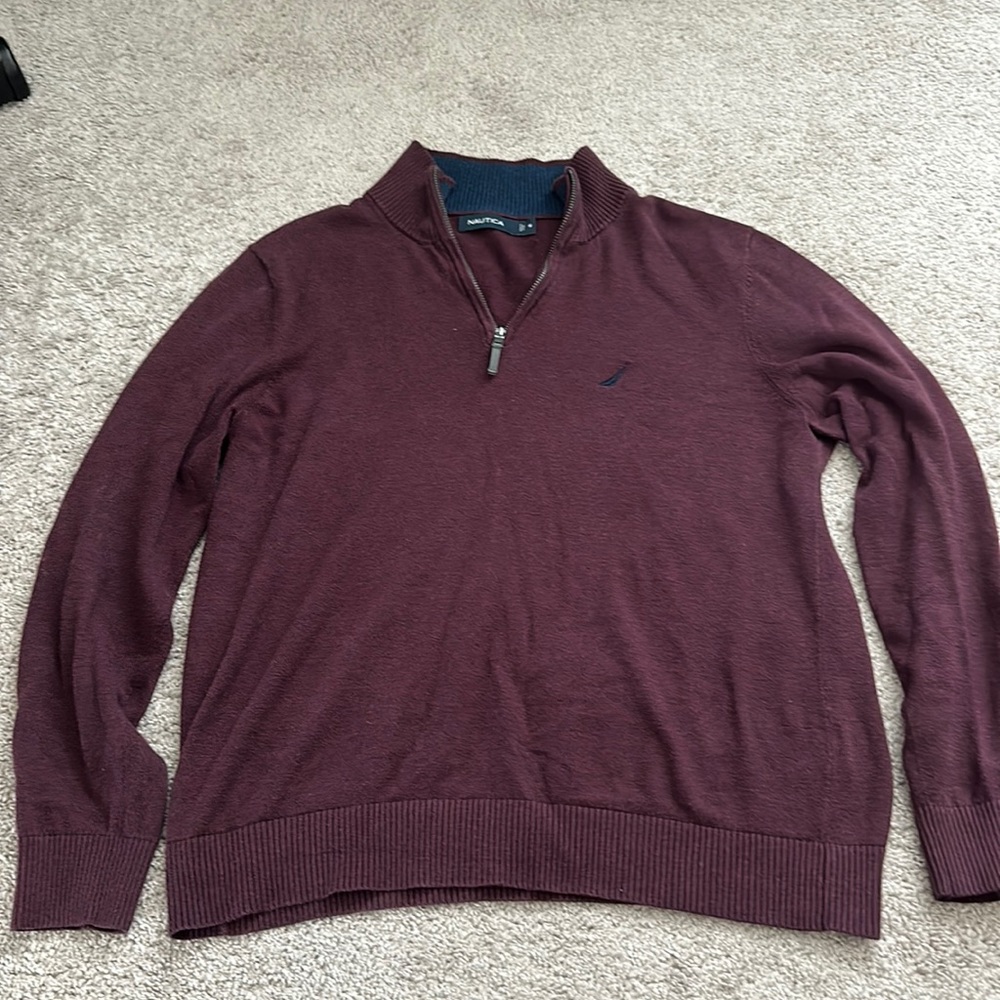 Nautica quarter zip sweater